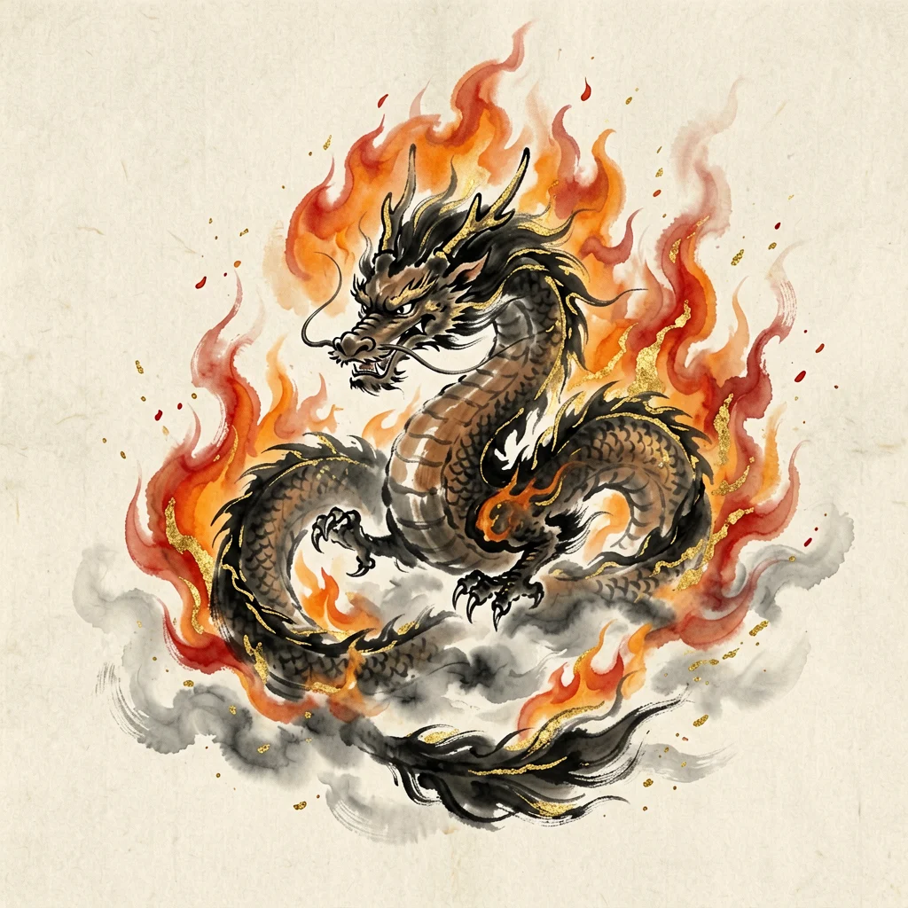Fire Dragon artwork