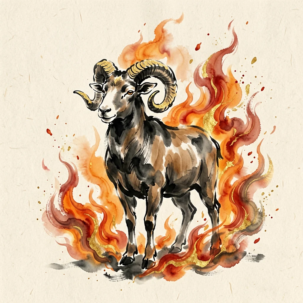 Fire Goat artwork