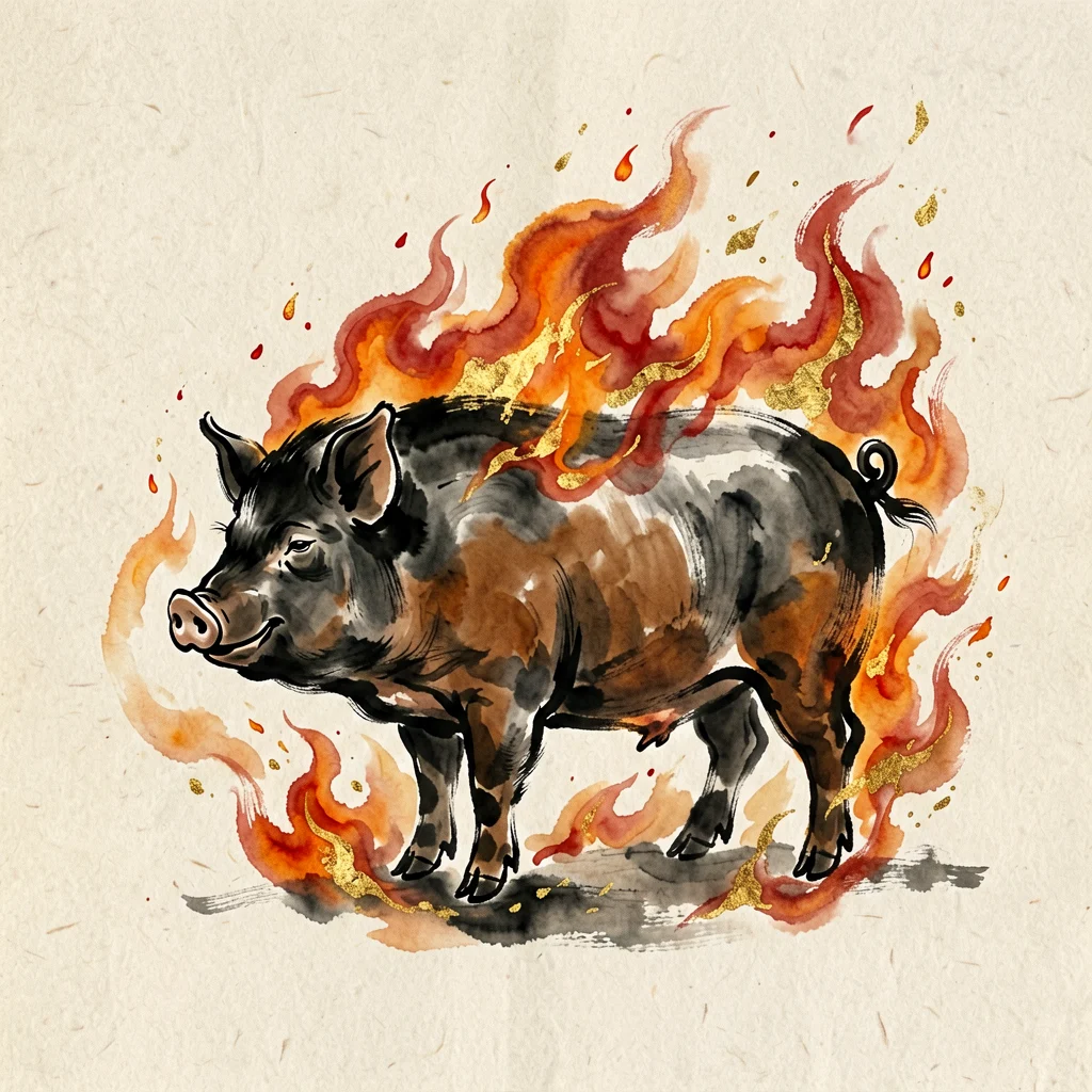 Fire Pig artwork