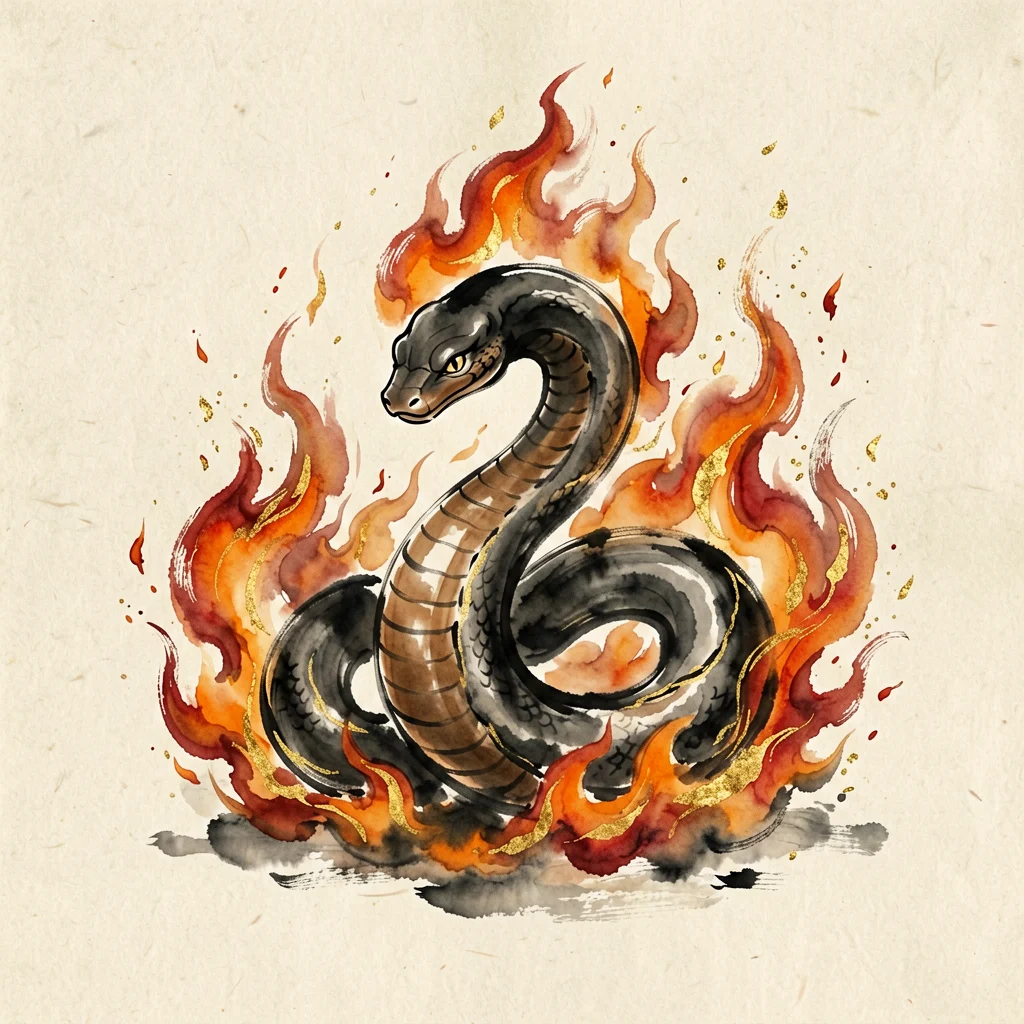 Fire Snake artwork