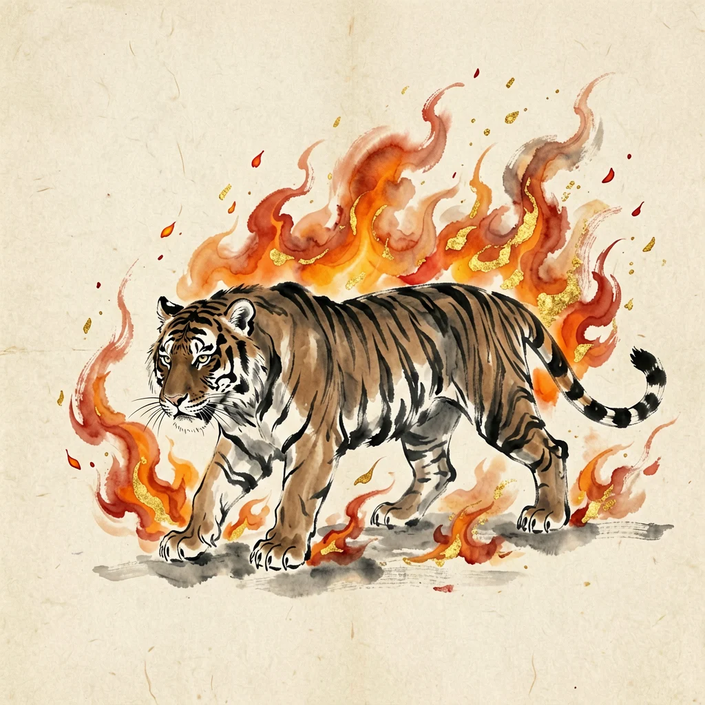Fire Tiger artwork