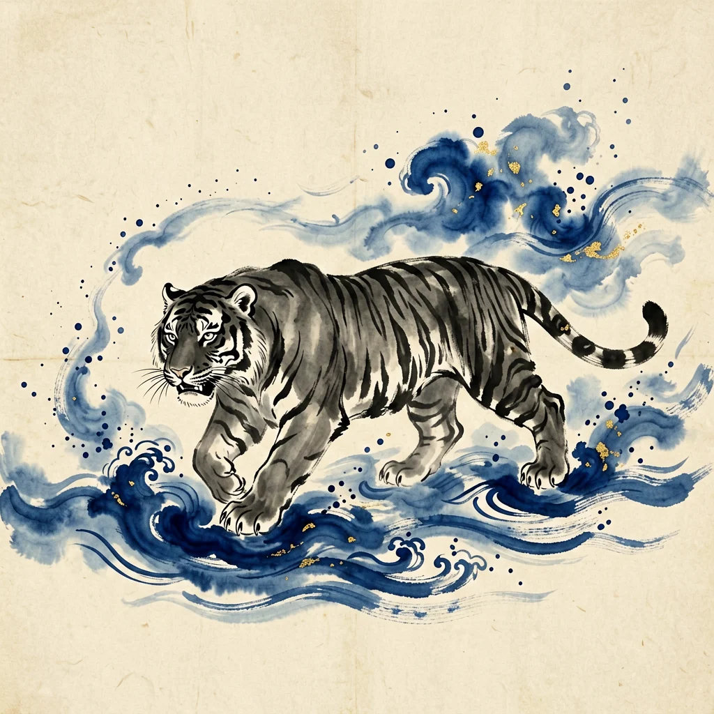 Water Tiger artwork