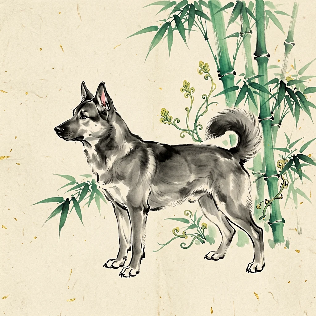 Wood Dog artwork