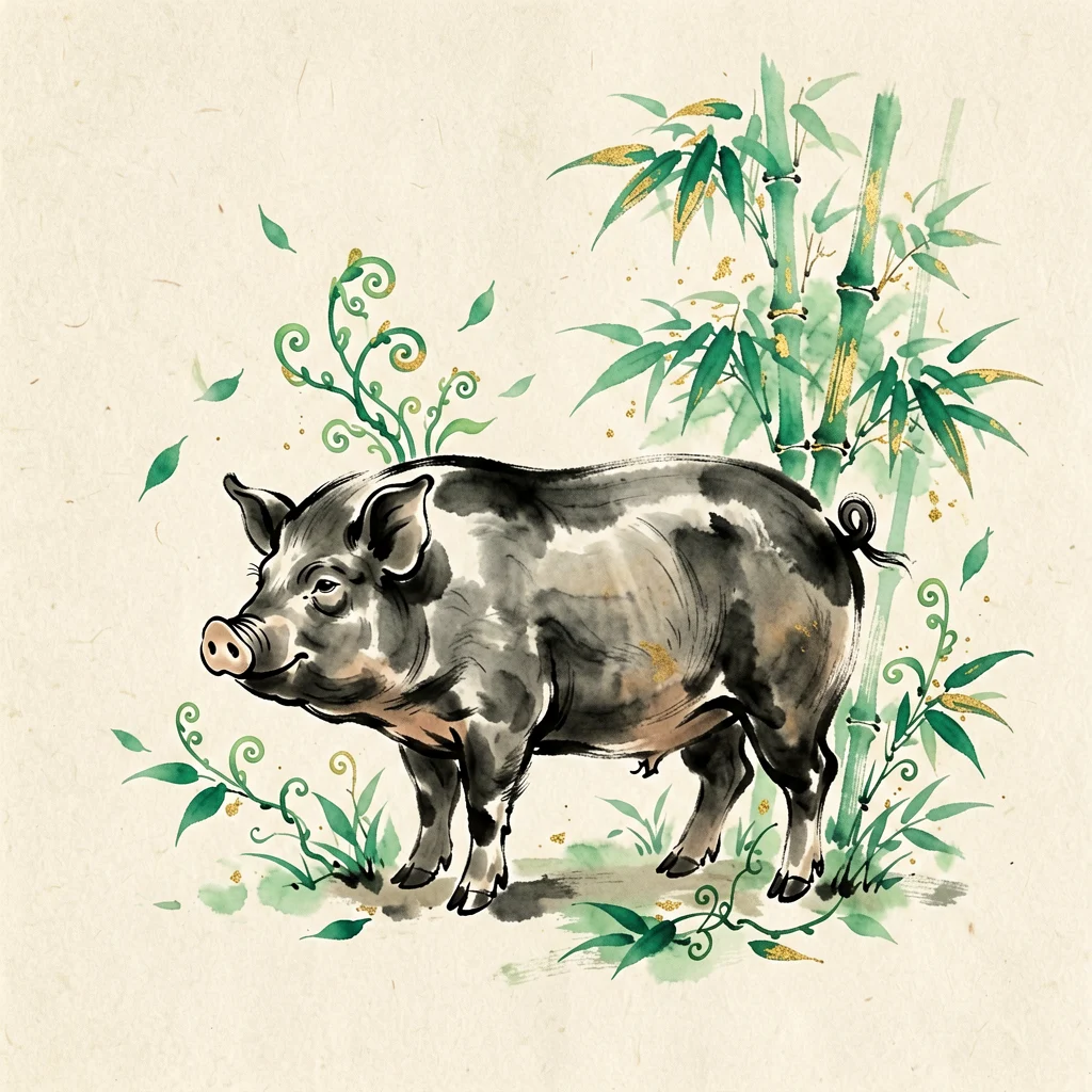 Wood Pig artwork