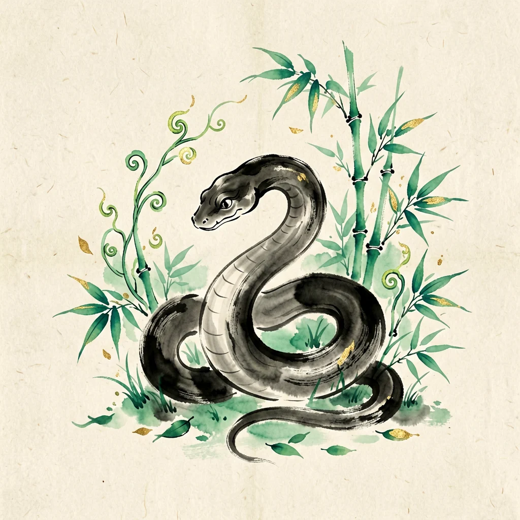 Wood Snake artwork