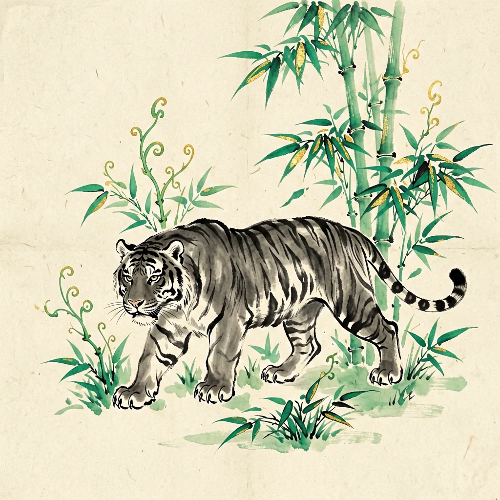 Wood Tiger artwork